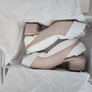 Sandy Liang Slingback 45 in Ballet Satin Size EU37 US6.5